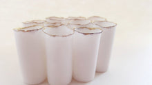 Load image into Gallery viewer, Mini bud vase. English fine bone china micro vase with a touch of gold.