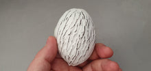 Load image into Gallery viewer, Big walnut shells from white stoneware fine bone china with a unique pattern in the exterior and black interior - ring dish - ring holder