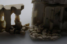 Load image into Gallery viewer, Square black box frame with ceramic.''Giants Causeway''