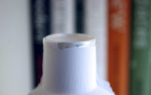 Load image into Gallery viewer, Bud vase bottle. Stoneware English fine bone china big white bottle