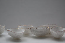 Load image into Gallery viewer, Walnut shells from stoneware fine bone china and real gold and copper finish, stoneware porcelain