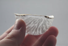 Load image into Gallery viewer, Big walnut shells from stoneware fine bone china and real gold - ring dish - ring holder