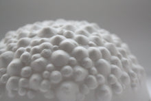 Load image into Gallery viewer, White textured bowl, fine bone china stoneware bowl with a unique textured surface - ring dish