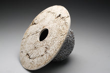 Load image into Gallery viewer, Abstract ceramic sculpture with unique texture