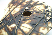 Load image into Gallery viewer, Abstract ceramic sculpture vessel with unique texture - mini solar