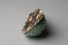 Load image into Gallery viewer, Abstract ceramic sculpture vessel with unique texture - mini solar