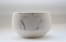 Load image into Gallery viewer, Round bowl. Small earthenware vessel handthrown with an aged look and embossed royal crowns