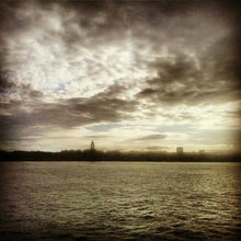 Load image into Gallery viewer, Landscape miniature photography - cloudy day by the sea