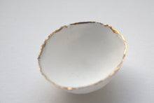 Load image into Gallery viewer, Small bowl from English fine bone china and real gold