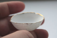 Load image into Gallery viewer, Small bowl from English fine bone china and real gold