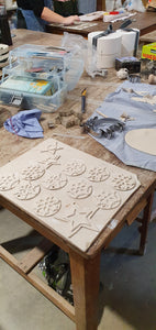 November 2023: Design and create unique porcelain Christmas decorations.