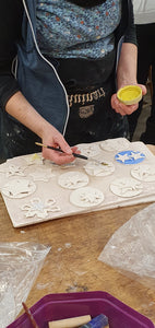 November 2024: Design and create unique porcelain Christmas decorations.