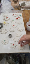 Load image into Gallery viewer, November 2023: Design and create unique porcelain Christmas decorations.
