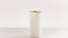 Load image into Gallery viewer, Mini bud vase. English fine bone china micro vase with a touch of gold.