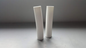 Tube vase made out of stoneware English fine bone china - bud vase