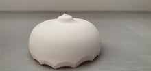 Load image into Gallery viewer, Small snow white vessel with serrated rims made from English fine bone china - limited edition