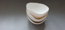 Load image into Gallery viewer, English fine bone china bowl with real gold and little spout lip.
