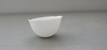 Load image into Gallery viewer, Miniature snow white vessel in pure white or real gold finish made from English fine bone china - limited edition