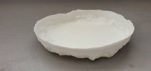 Load image into Gallery viewer, Large shallow dish from stoneware fine bone china in pure white with a hint of green, stoneware porcelain, white ceramic