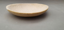 Load image into Gallery viewer, Miniature stoneware dish with a unique textured surface. in light brown clay and dusty pink interior.