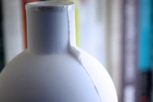 Load image into Gallery viewer, Bud vase bottle. Stoneware English fine bone china big white bottle