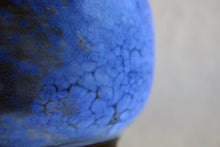 Load image into Gallery viewer, Round stoneware bowl with blue and grey glaze