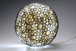 Stoneware Royal porcelain light with unique design - unique lighting - housewares lighting
