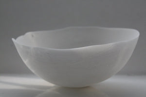 Pure white English fine bone china stoneware bowl