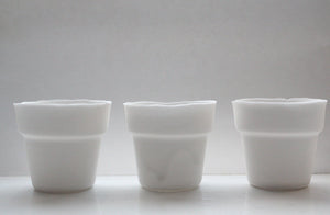 Porcelain cup. Small English fine bone china cup - planter