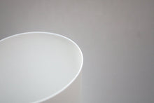 Load image into Gallery viewer, Cylindrical shaped vase made from English fine bone china - geometric decor