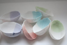 Load image into Gallery viewer, Walnut shells from stoneware English fine bone china in 4 pastel colours