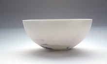 Load image into Gallery viewer, Small decorative bowl. Decorative stoneware fine bone china small bowl with green and purple hue.