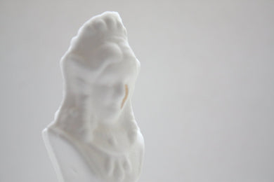 Chess piece - The Queen from English fine bone china with a gold tear