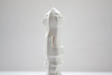 Load image into Gallery viewer, Chess piece - The Rook from English fine bone china with a gold drip.