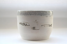 Load image into Gallery viewer, Earthenware vessel handthrown with an aged look and embossed branches and bird cage