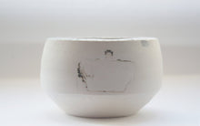 Load image into Gallery viewer, Round bowl. Small earthenware vessel handthrown with an aged look and embossed royal crowns