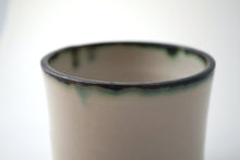 Load image into Gallery viewer, Handthrown  stoneware vessel with rusty look and unusual interior