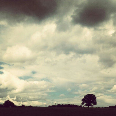 Landscape miniature photography - British countryside on a cloudy day