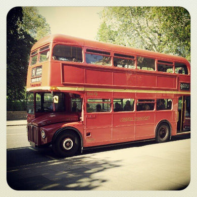 Miniature photography -  London's double-decker red bus