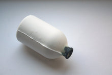 Load image into Gallery viewer, English fine bone china medium bottle with burnt effect- apothecary bottle - bud vase