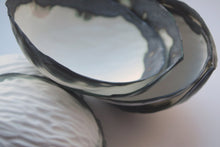 Load image into Gallery viewer, Ring holder. Big walnut shells from stoneware English fine bone china with burnt effect.