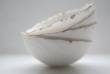 Load image into Gallery viewer, Big bowl from English fine bone china and real gold