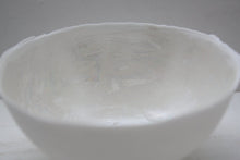 Load image into Gallery viewer, Stoneware English fine bone china vessel with mother of pearl luster interior - iridescent