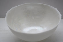 Load image into Gallery viewer, Stoneware English fine bone china vessel with mother of pearl luster interior - iridescent